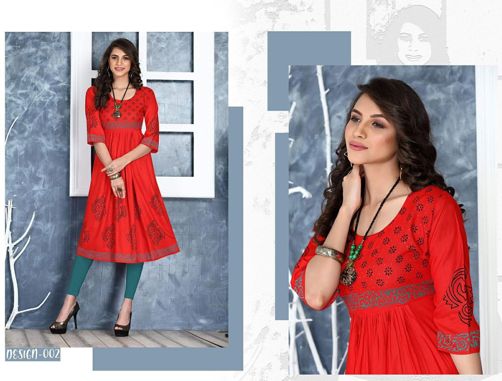 Riyya Wilson  Fancy Designer Rayon Casual Wear Kurti Collection